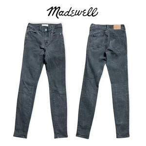 Madewell 9" High Riser Skinny Skinny Black Jeans Size 25T